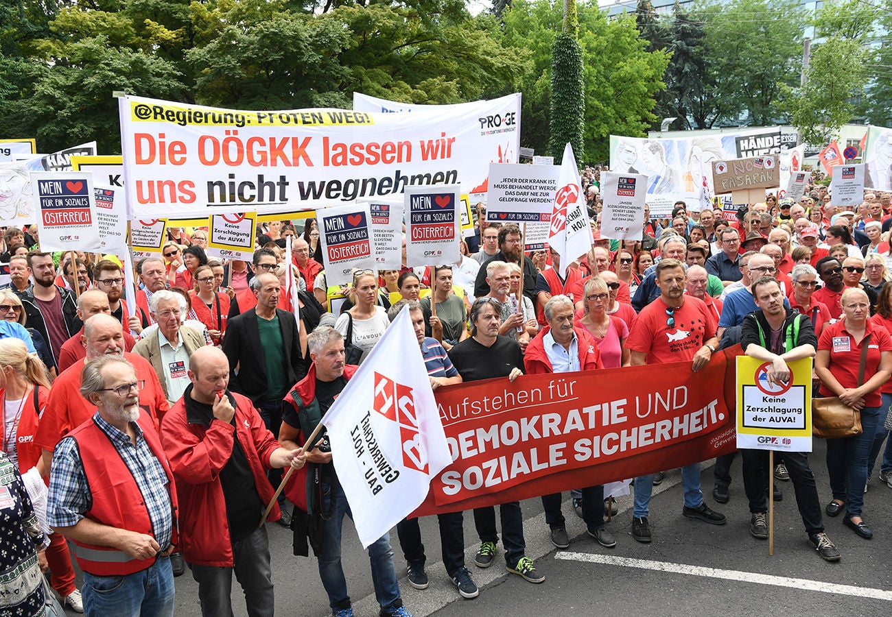 Die Sozialversicherungsreform im Jahr 2018 stieß auf breiten Widerstand.