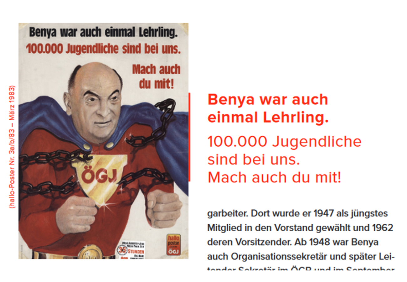 Plakat der Gewerkschaftsjugend
