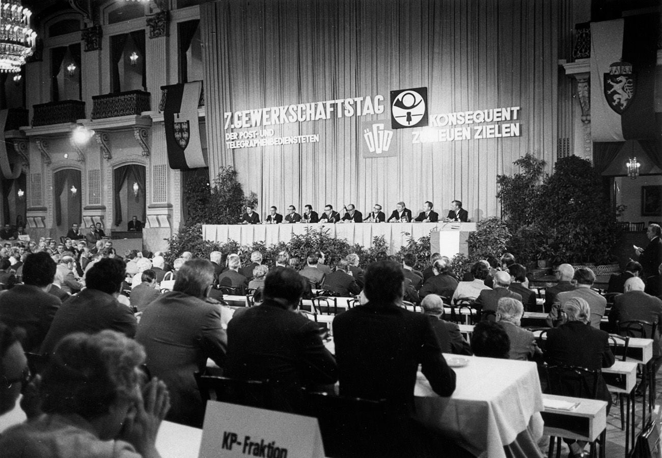 7. Gewerkschaftstag der Post- und Telegraphenbediensteten