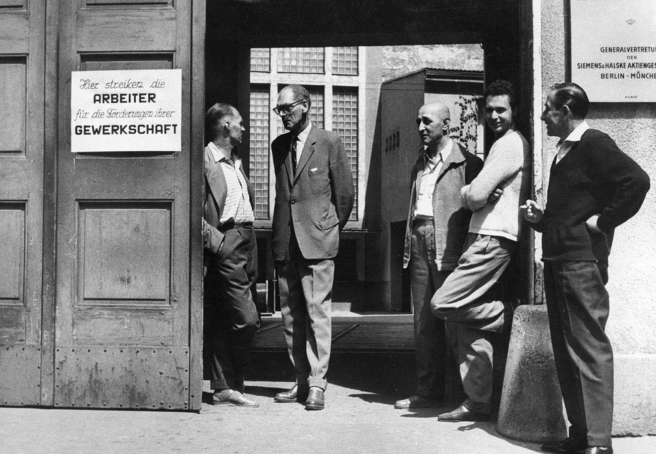 Hier streiken die Arbeiter