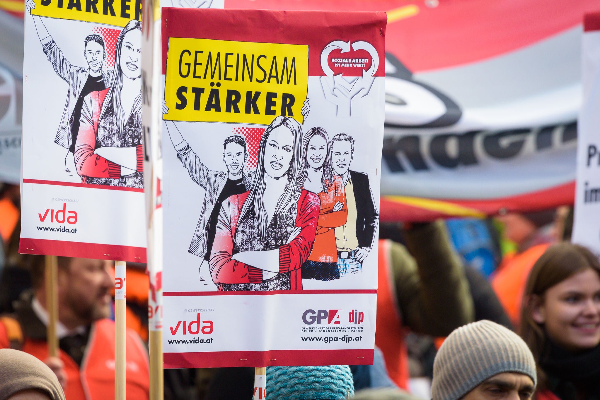 Demonstration der Beschäftigten in der Sozialwirtschaft